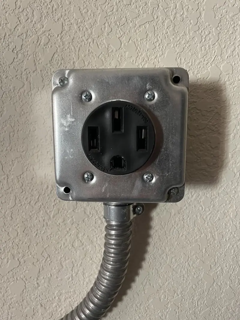 NEMA 14-50 outlet installed for Smart Home Electrical in Richland